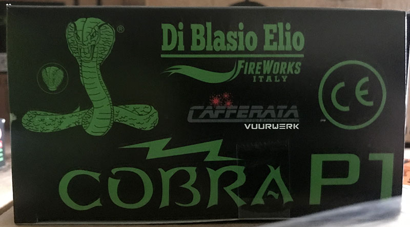 Di Blasio Elio Fireworks — Cobra P1