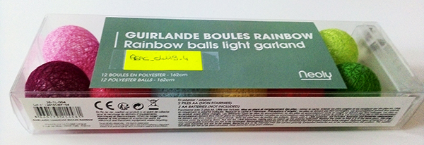 Neoly — Rainbow balls light garland