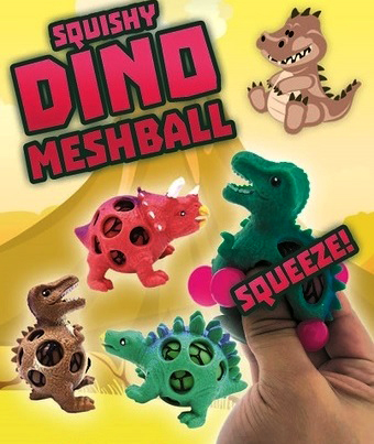 Squishy Dino Meshball