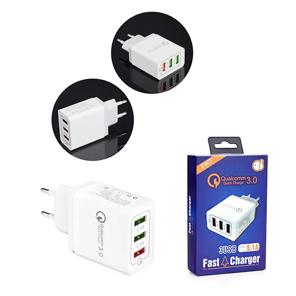 Qualcomm — Quick charge 3.0 / 3USB Fast Charger