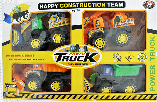 Happy Construction Team — Power Truck - City Builder