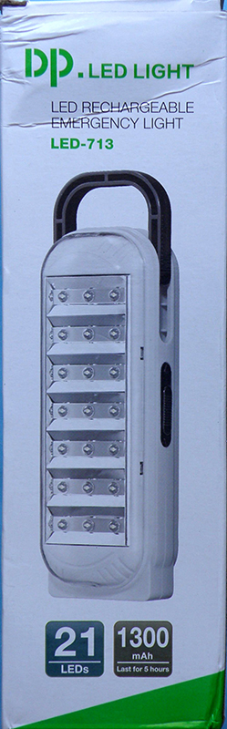 DP.LED LIGHT — LED Rechargeable Emergency Light