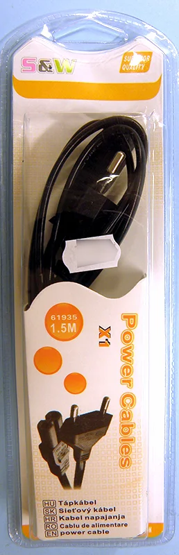 S&W — Tápkábel X1/ Power cable X1