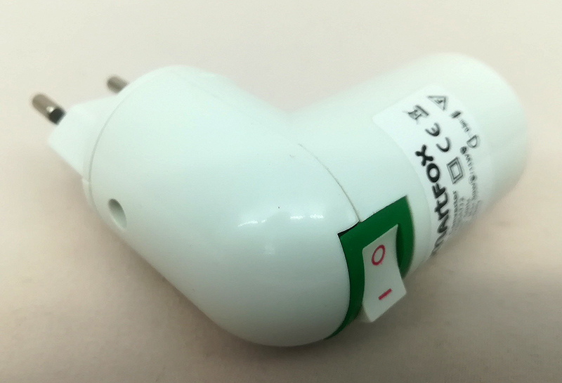 Smartfox — Smartfox socket angle adapter for light bulbs - white E27
