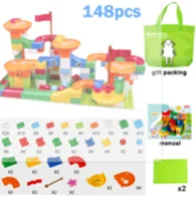 Kitoz Toys — Kitoz Big Size Marble Race Run Maze Ball Track Funnel Slide Building Block Brick Educational Toy