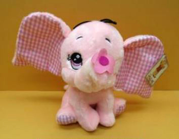 Jumbo — soft filled pink elephant
