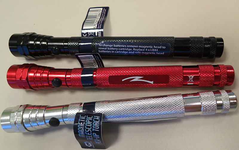 GoneDriving — Magnetic Telescope Pick-Up Torch / Magnetisk gripeve