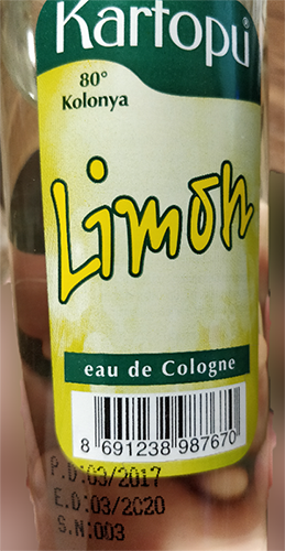 Kartopu — Limon eau de Cologne