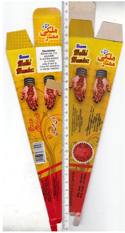 Malki Mumtaz — Henna Cone Mehndy
