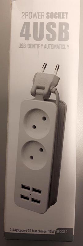 2POWER SOCKET 4USB