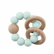 Rattle teething ring