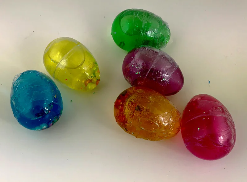 Fyess 6 pack magic confetti slime