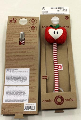 Franck&Fischer — Apple red soother holder
