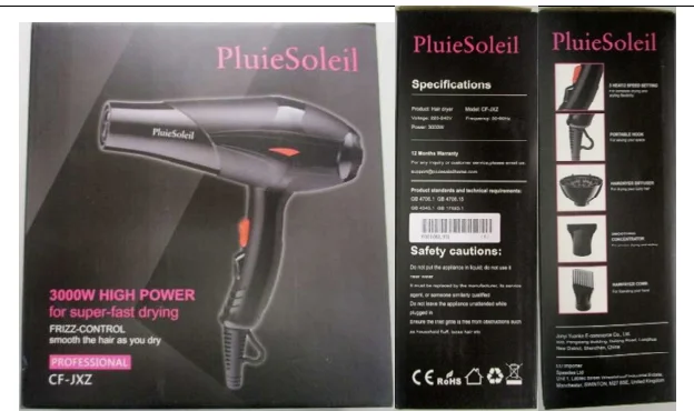 PluieSoleil — 3000W High Power