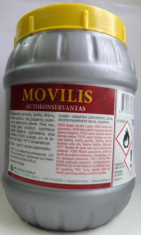 MOVILIS — AUTOKONSERVANTAS MOVILIS