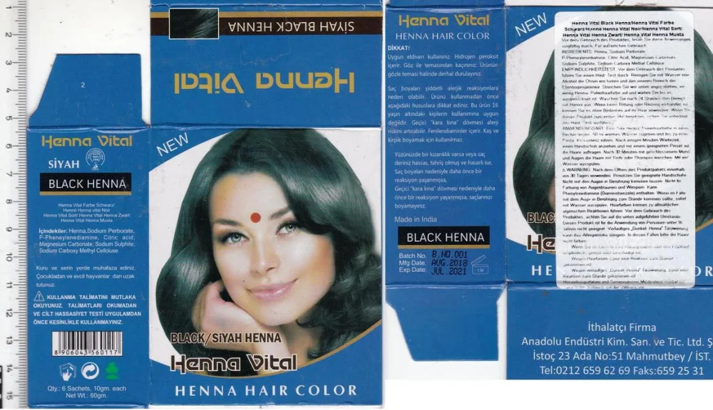 Henna Vital — HENNA HAIR COLOR