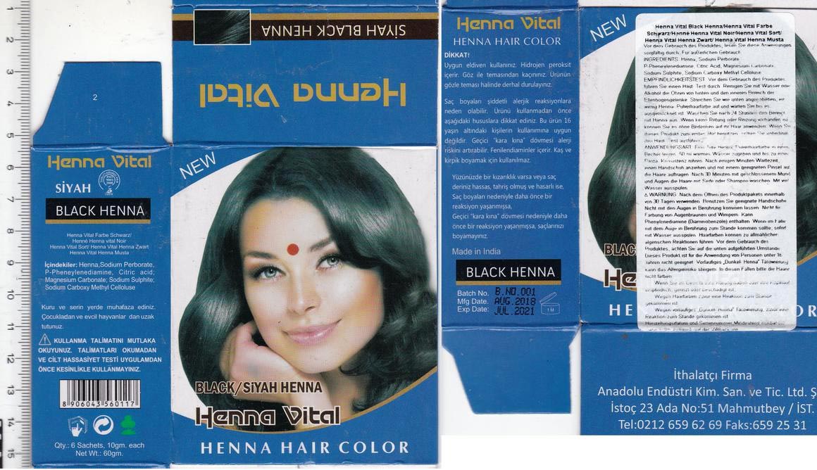 Henna Vital — HENNA HAIR COLOR