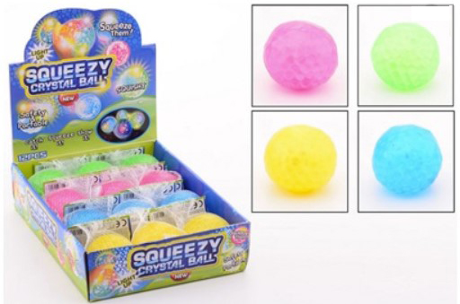 Squeezy crystal ball