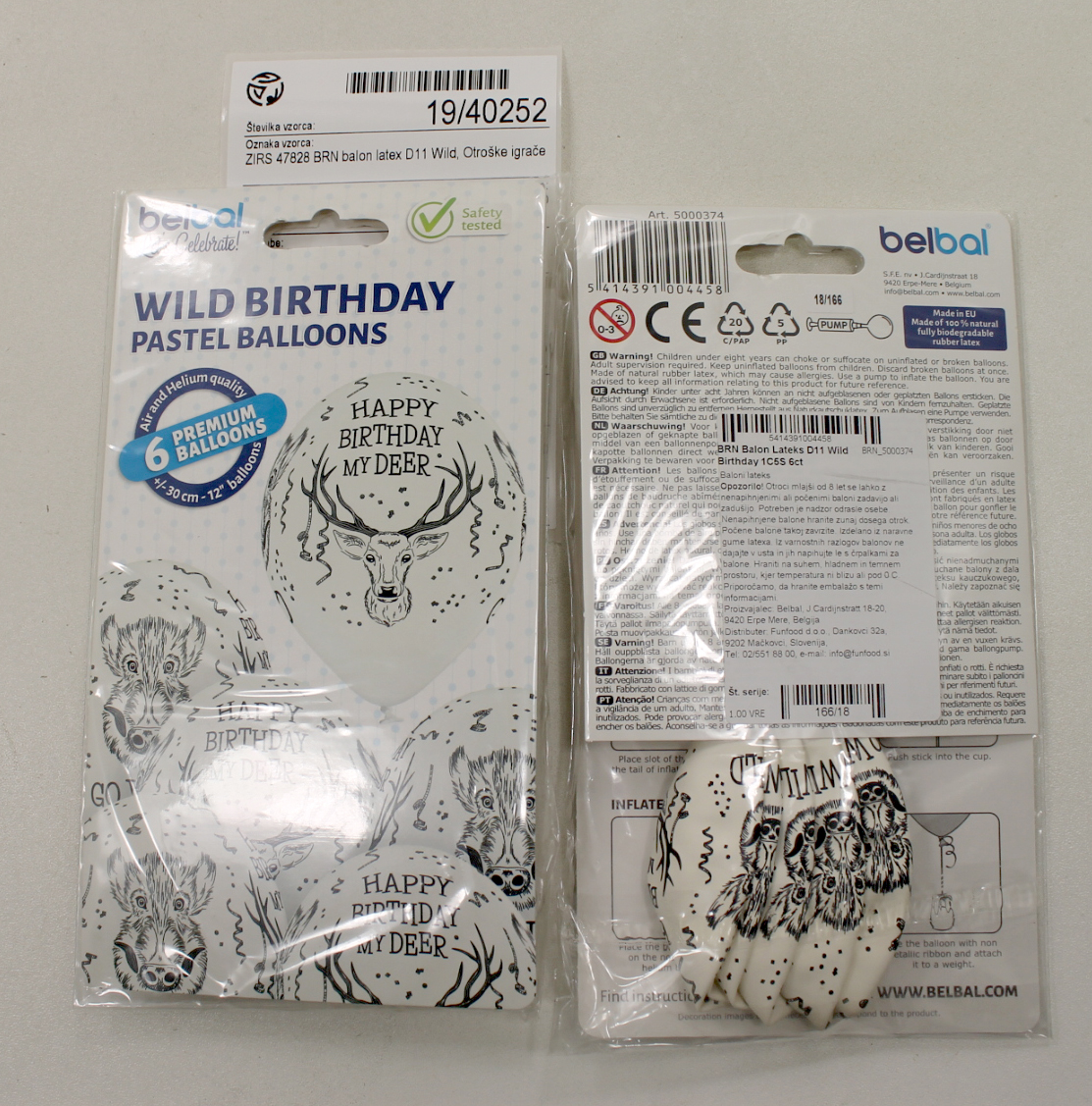 belbal — WILD BIRTHDAY PASTEL BALLOONS