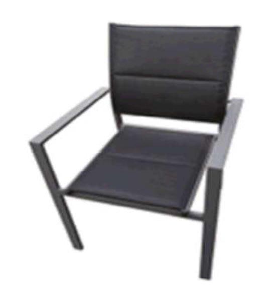 PERFECTLINE — Outdoor aluminum and textile armchair