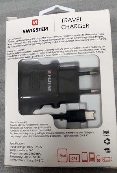 SWISSTEN — USB-C TRAVEL CHARGER