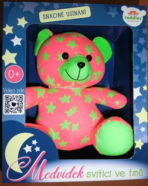 Teddies — Teddy bear shining in the dark 21 cm