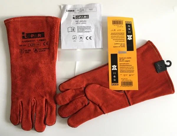 Toparc — Gants en croûte de cuir