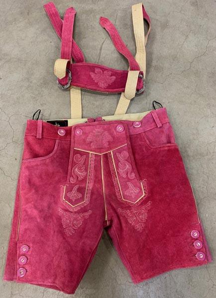 Deiters / Oktoberzauber — Leather breeches - Babette - pink