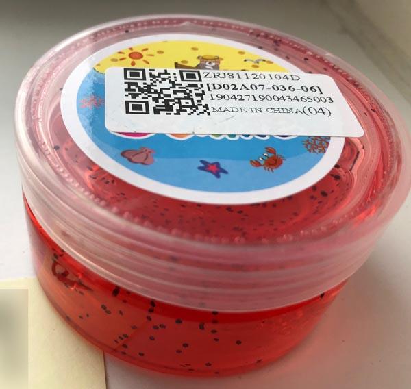 Red slime big can