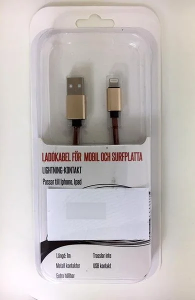 Laddkabel för mobil och surfplatta