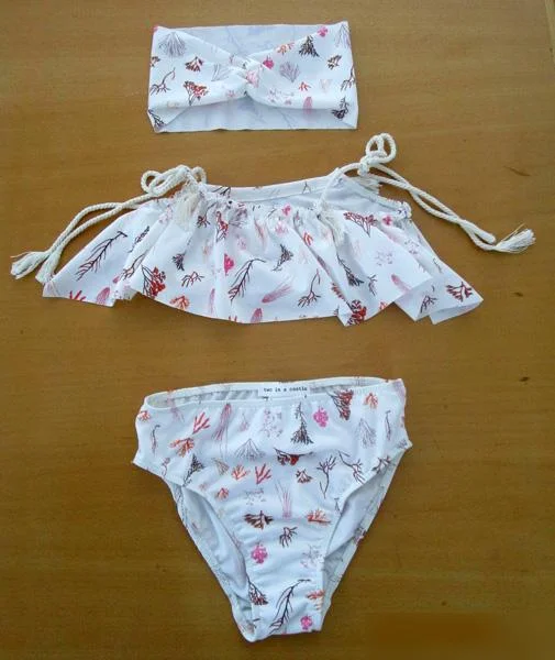 Two in a castle — Girls' bikini set