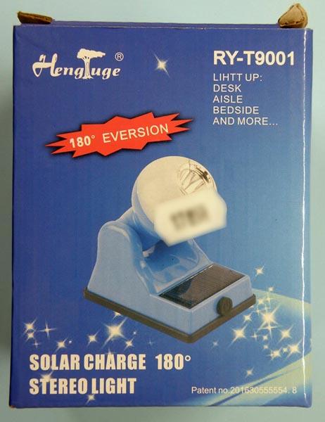 Hengluge — SOLAR CHARGE 180° STEREO LIGHT