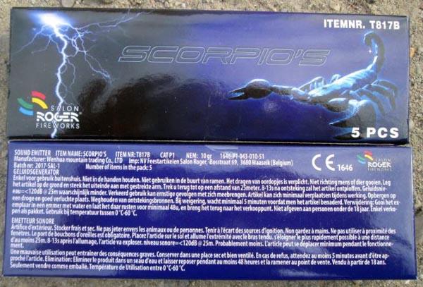 Salon Roger Fireworks — Scorpio's