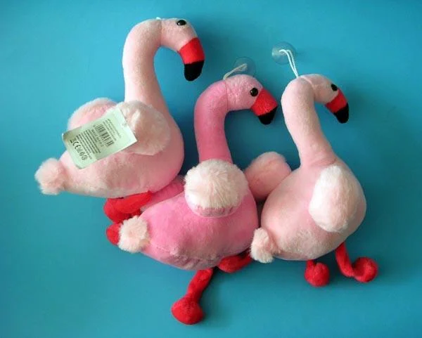 Soft toy with suction cup
