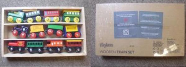 Playbees — Wooden Train Set