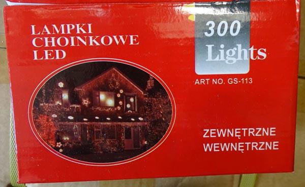 Lampki choinkowe LED