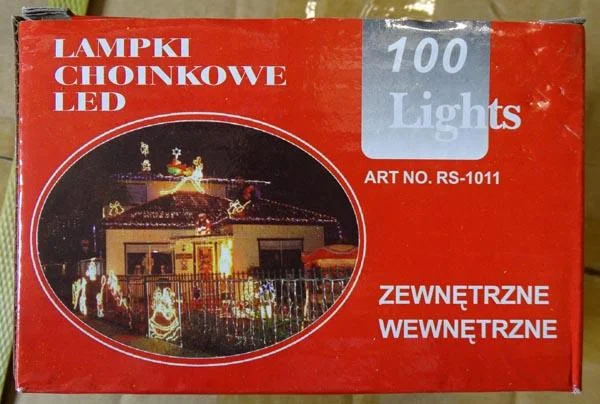 Lampki choinkowe LED