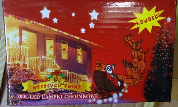 200-LED lampki choinkowe