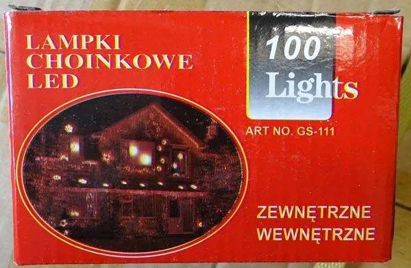 Lampki choinkowe LED