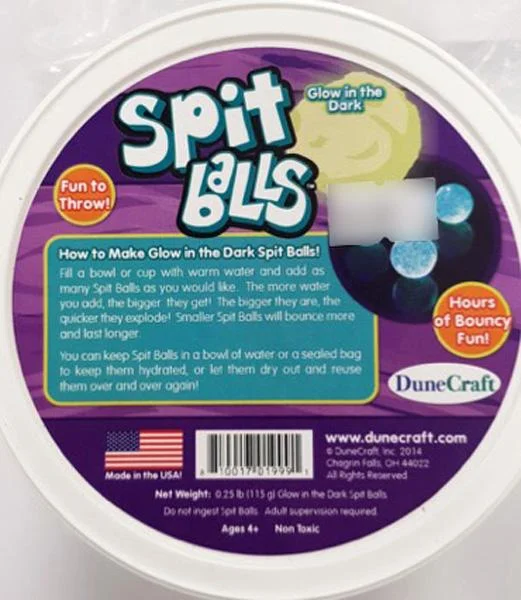 Dune Craft — Glow in the Dark Spit Balls