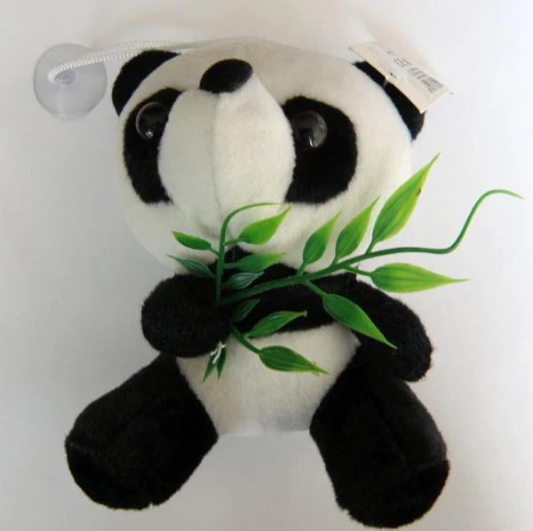 Soft toy with suction cup