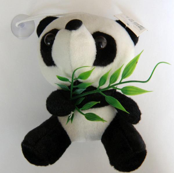 Soft toy with suction cup