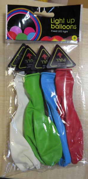 Light up balloons