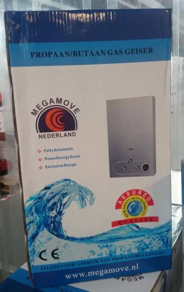 Megamove — PROPAAN/BUTAAN GAS GEISER