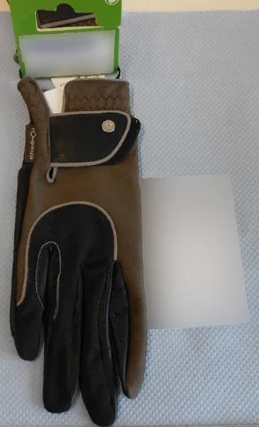 Fouganza — Gloves Pro'Leather Brown S: XS