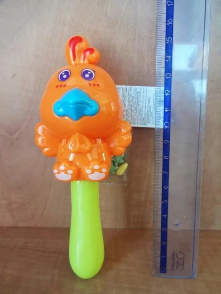 Chick Rattle and compressed candy