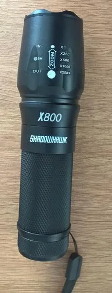 Shadowhawk — Rechargeable Tactical X800 Flashlight