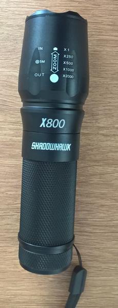 Shadowhawk — Rechargeable Tactical X800 Flashlight