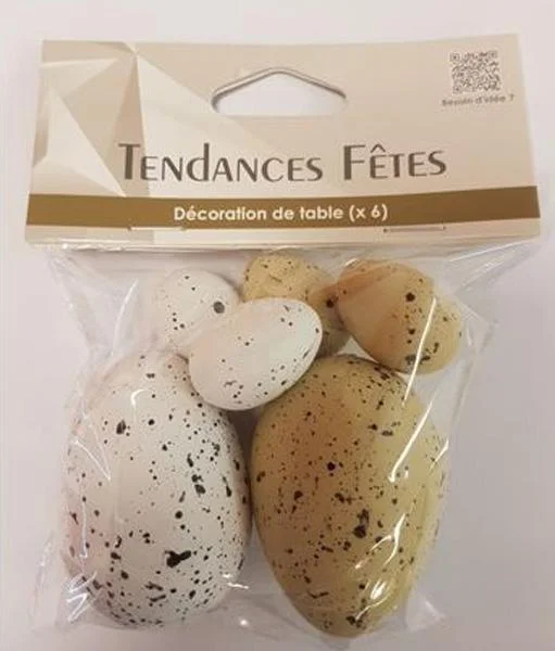 Tendances Fêtes — Décoration de table (x6)