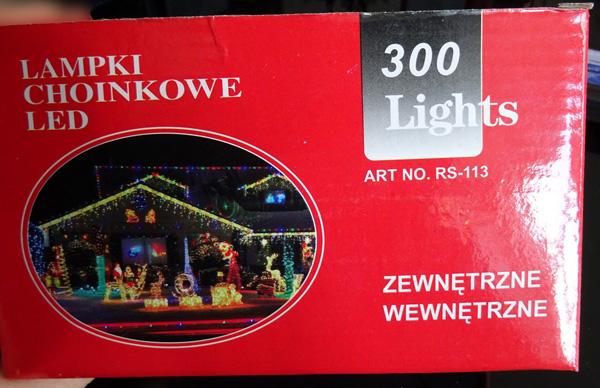 Lampki choinkowe LED